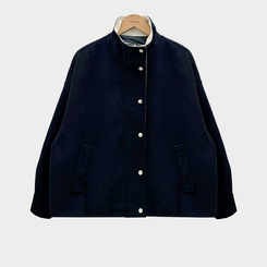 패딩 대신 입는 따뜻한 자켓프리미엄 하이넥 골지 넥라인 모직 아방핏 윈터 자켓 점퍼