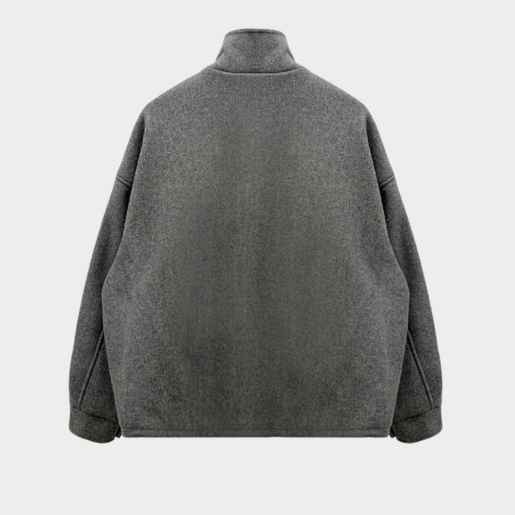 패딩 대신 입는 따뜻한 자켓프리미엄 하이넥 골지 넥라인 모직 아방핏 윈터 자켓 점퍼