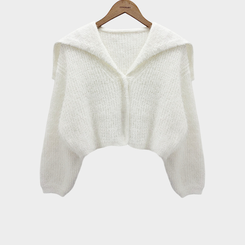 에겐녀 프리패스 솔잎 여리핏 세라 크롭 버튼 가디건