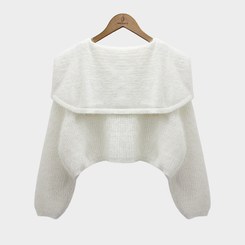 에겐녀 프리패스 솔잎 여리핏 세라 크롭 버튼 가디건