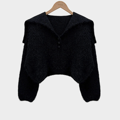 에겐녀 프리패스 솔잎 여리핏 세라 크롭 버튼 가디건