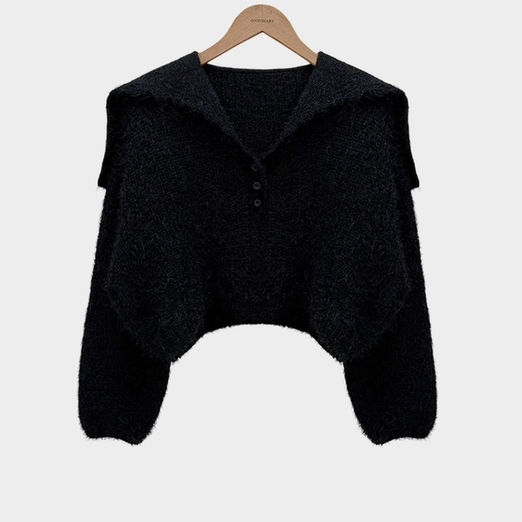 에겐녀 프리패스 솔잎 여리핏 세라 크롭 버튼 가디건