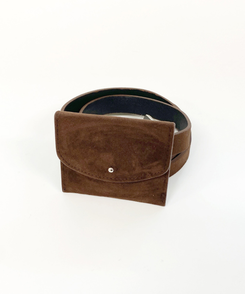 ミニスエードベルトバッグ