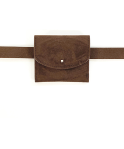 ミニスエードベルトバッグ
