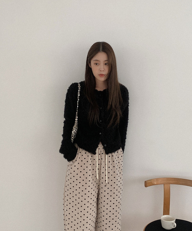 プードルファーカーディガン｜カーディガン｜韓国ファッション