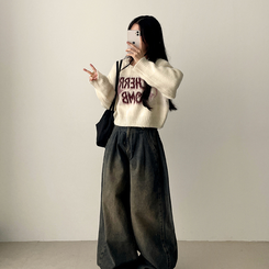 チェリークロップブラシニット IVORY