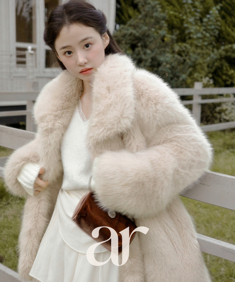 ハーフ丈カラーファーコート｜ジャンパー｜韓国ファッション通販 SONA