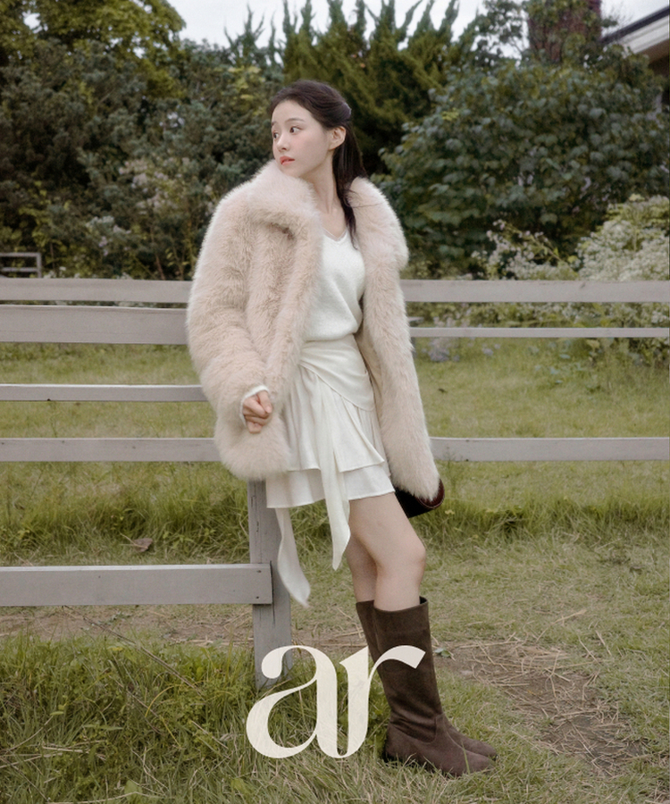 ハーフ丈カラーファーコート｜ジャンパー｜韓国ファッション通販 SONA