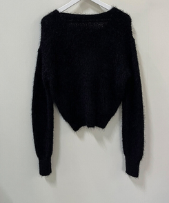 【マフラー付き】アンゴラフェアリーニットカーディガン(5color)