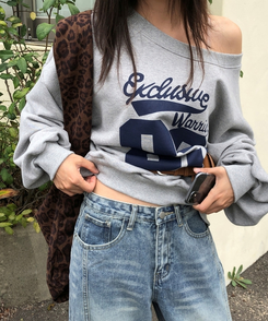 ヒョウ柄ショルダーバッグ BROWN