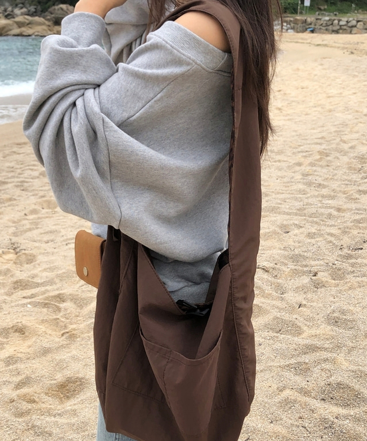 ヒョウ柄ショルダーバッグ BROWN