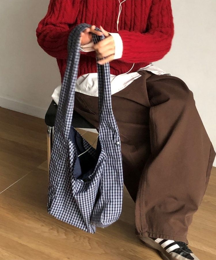 ヒョウ柄ショルダーバッグ BLACK