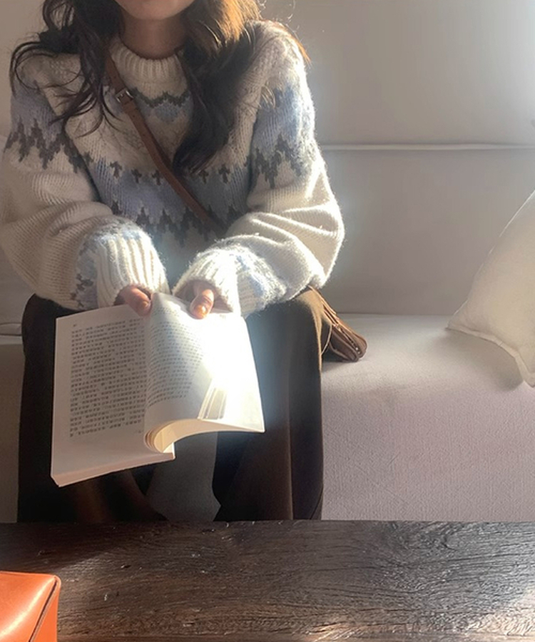 ジャカードニット