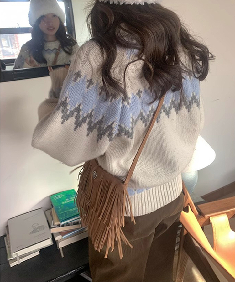 ジャカードニット