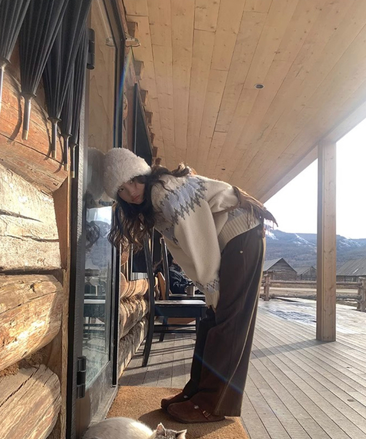 ジャカードニット