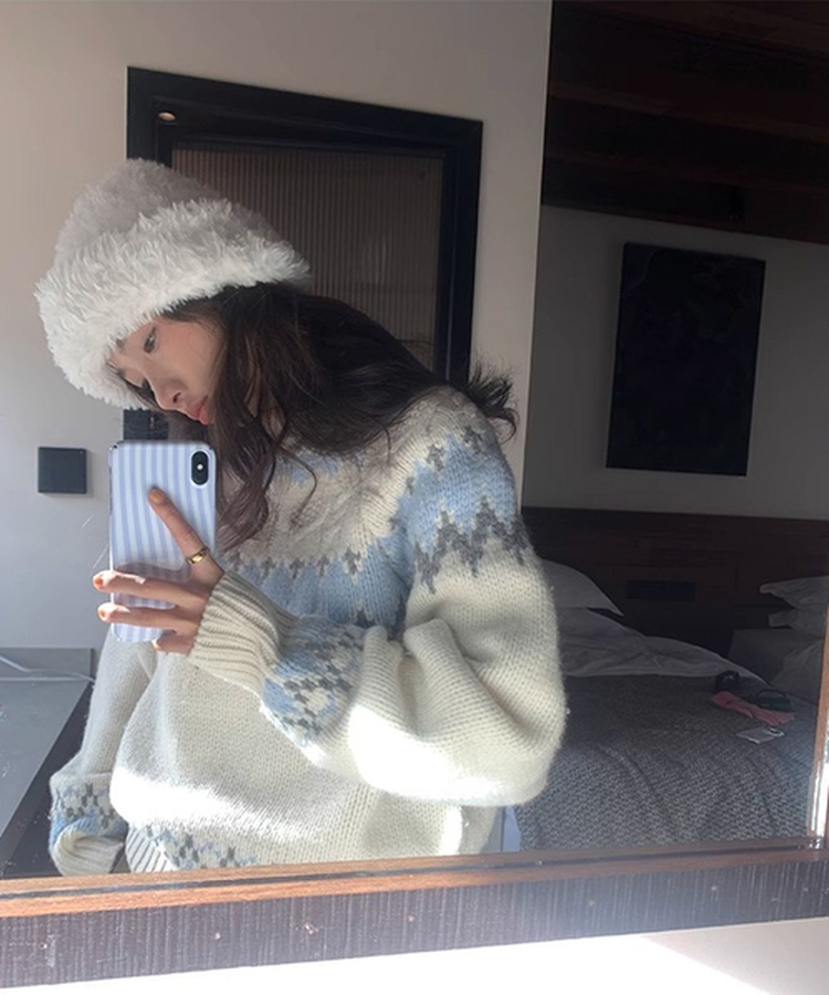 ジャカードニット