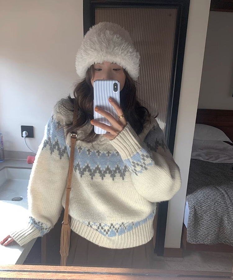 ジャカードニット