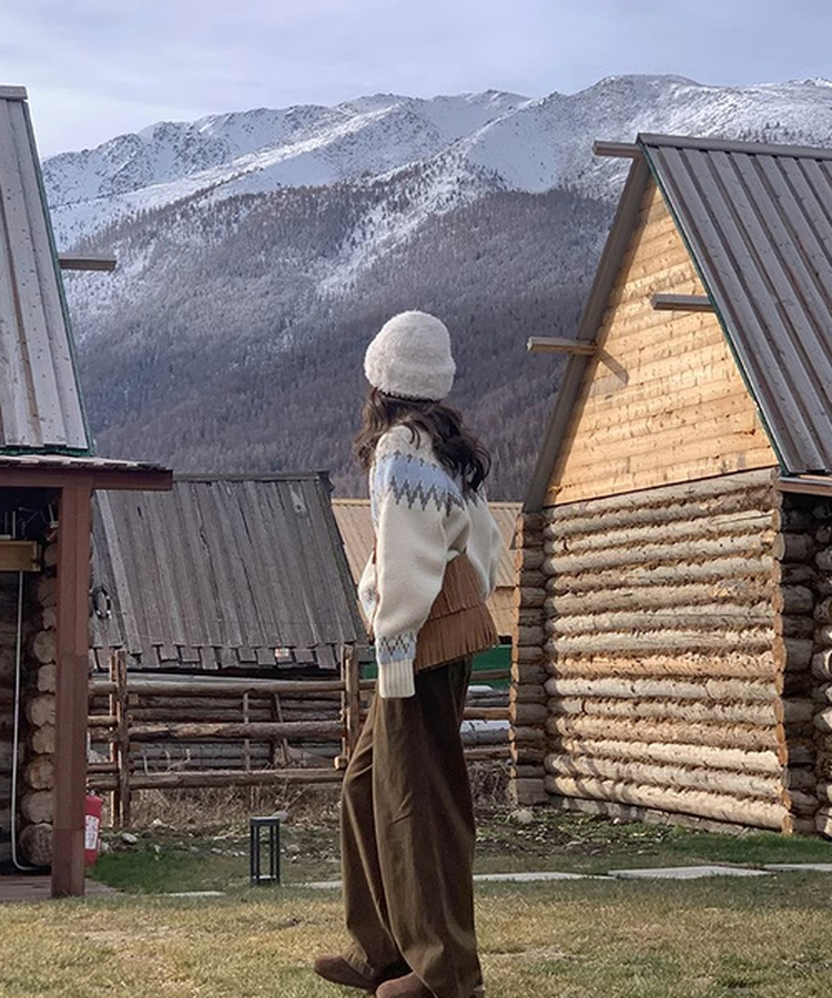 ジャカードニット