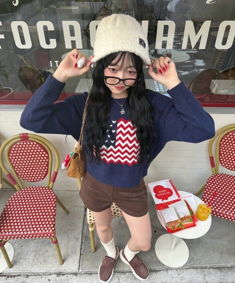 USAクロップニット