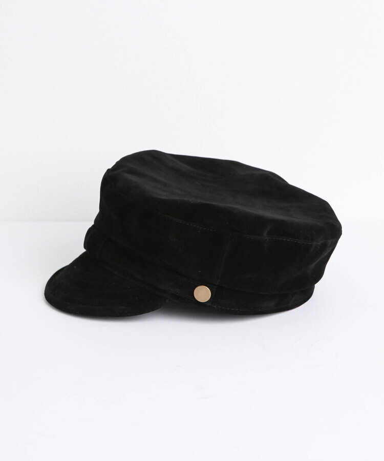 스웨이드 마도로스 모자