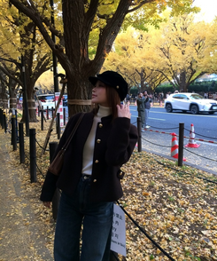 스웨이드 마도로스 모자 블랙