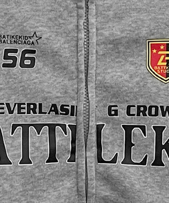 기모선택56트랙라인프린팅레터링투웨이박스핏집업