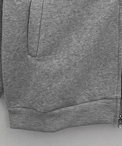 기모선택56트랙라인프린팅레터링투웨이박스핏집업