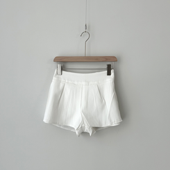 【ベルト付き】プリーツミニスカートパンツ