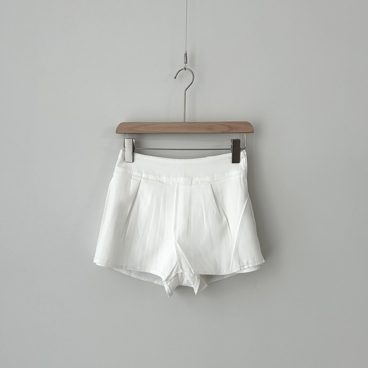 【ベルト付き】プリーツミニスカートパンツ