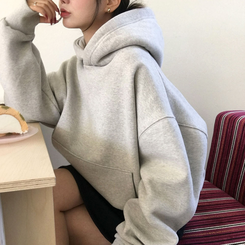 【起毛】ポコウォーマーフード(5color) LIGHT GRAY