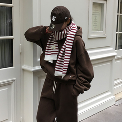 【起毛】ポコウォーマーフード(5color) BROWN