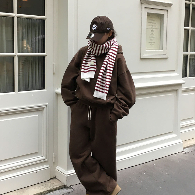 【起毛】ポコウォーマーフード(5color) BROWN