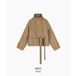 センターウエストウールショートコート