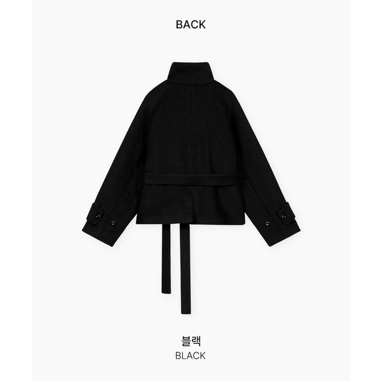 センターウエストウールショートコート