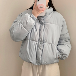 キャンディーハイネックショートダウン BLUE