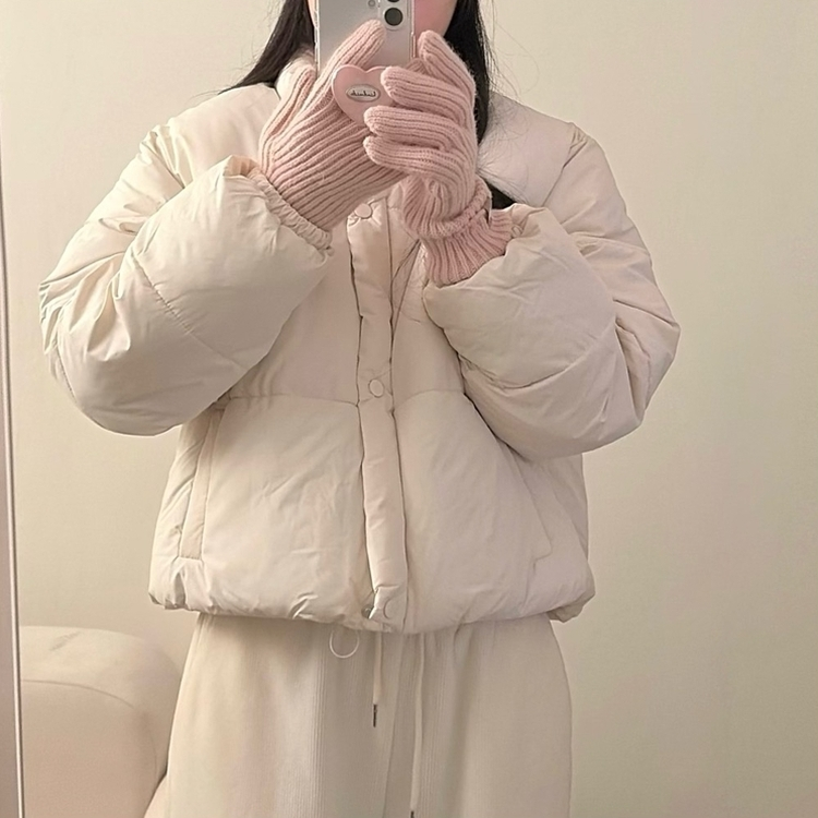 キャンディーハイネックショートダウン WHITE