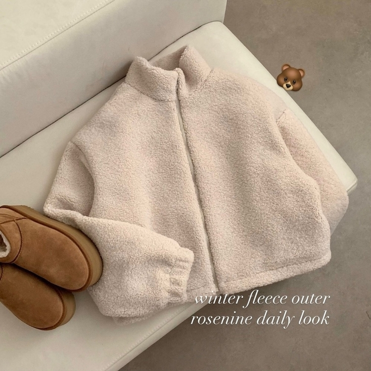 우디 양털 하이넥 집업 자켓 후리스 후드 뽀글이 겨울 겨울 아우터 겨울옷 후리스집업 플리스자켓