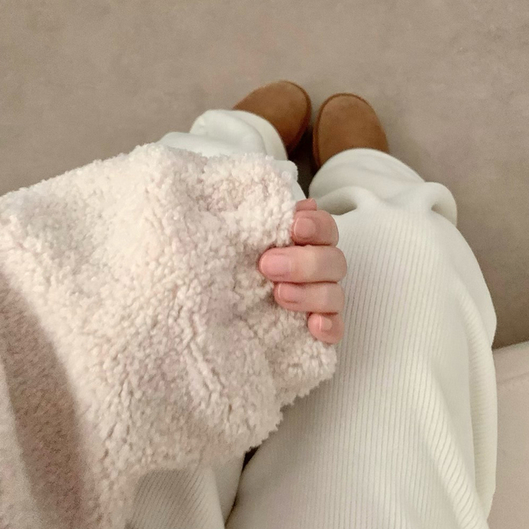 우디 양털 하이넥 집업 자켓 후리스 후드 뽀글이 겨울 겨울 아우터 겨울옷 후리스집업 플리스자켓