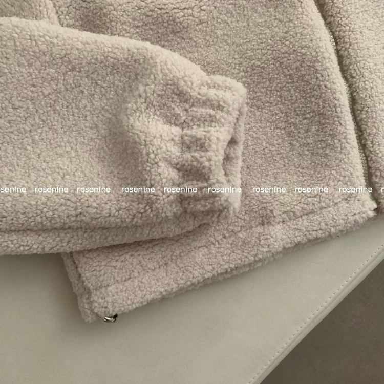 우디 양털 하이넥 집업 자켓 후리스 후드 뽀글이 겨울 겨울 아우터 겨울옷 후리스집업 플리스자켓