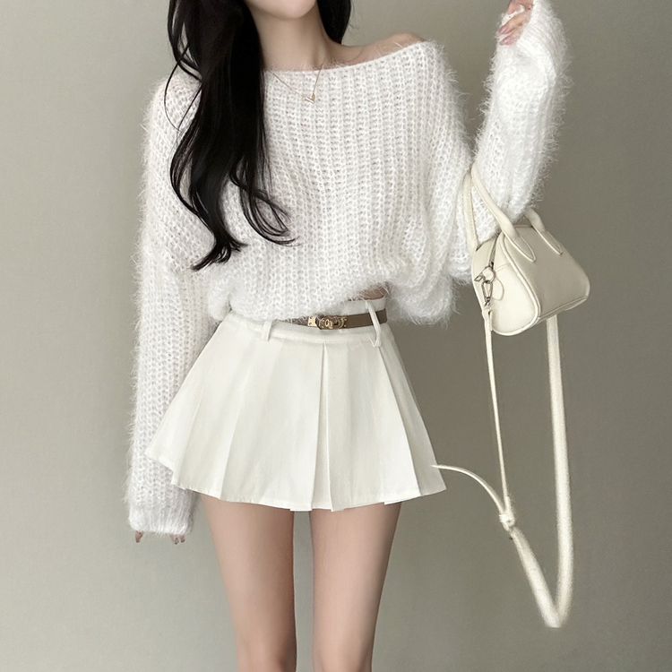 デイリーボートネックニット(5color) IVORY