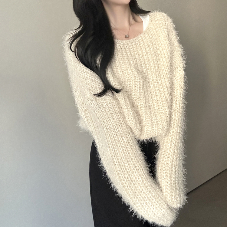 デイリーボートネックニット(5color) BEIGE