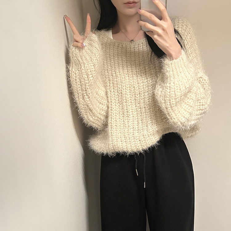 デイリーボートネックニット(5color) BEIGE