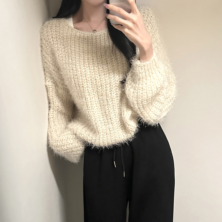 デイリーボートネックニット(5color) BEIGE