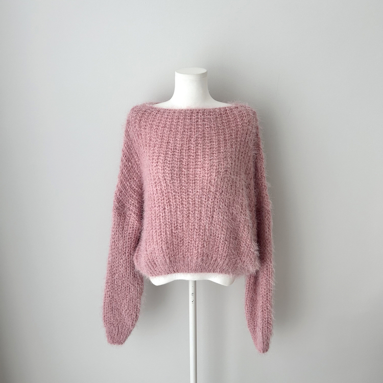 デイリーボートネックニット(5color)