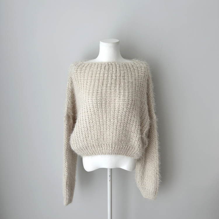 デイリーボートネックニット(5color)