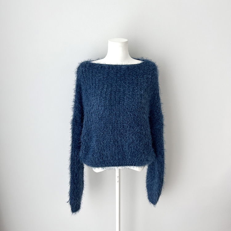 デイリーボートネックニット(5color)