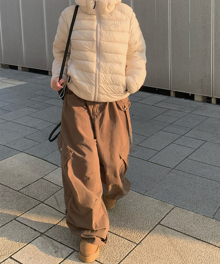 PT01 GHOST PROJECT コットン パンツ ズボン ライトブラウン PT01 GHOST PROJECT コットン パンツ ズボン ライトブラウン PT01