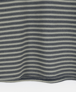 【起毛】ベインストライプTシャツ