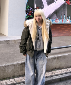 고퀄 털안감 오버핏 집업 야상 먹색