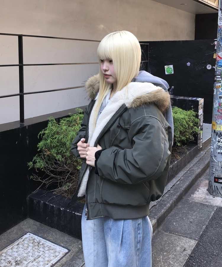 고퀄 털안감 오버핏 집업 야상 먹색